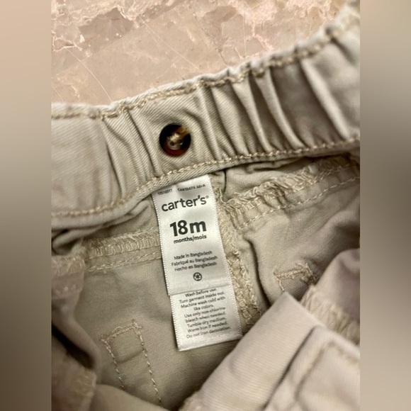Carter’s boys khaki pants - 18 months - Picture 3 of 4